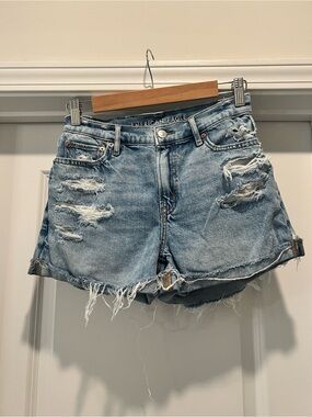 American Eagle Outfitters Size 00 Women’s Blue Distressed Denim Shorts